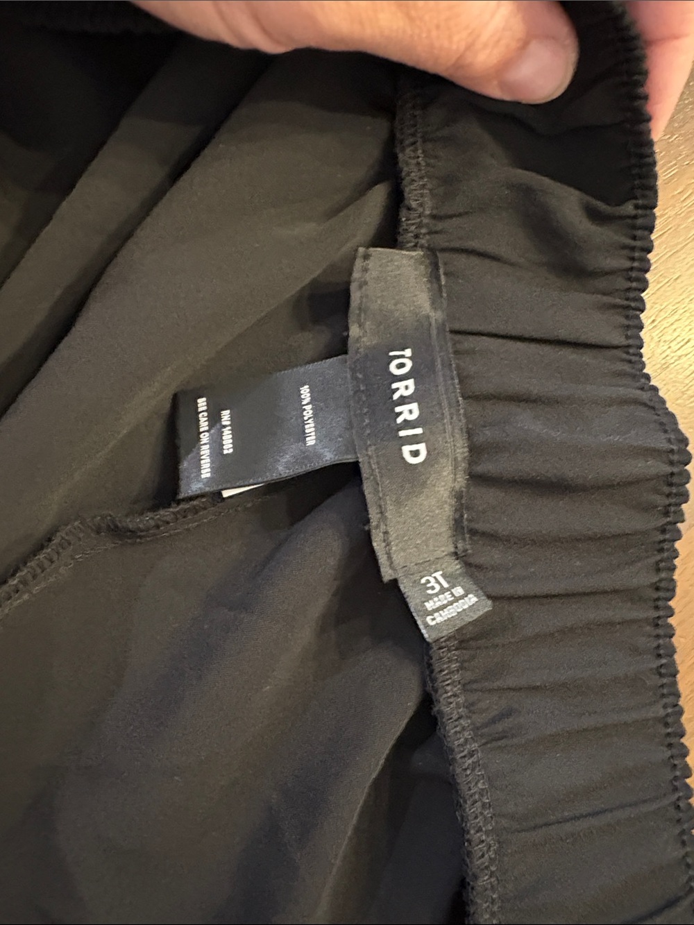 torrid Black WIDE LEG TALL 3